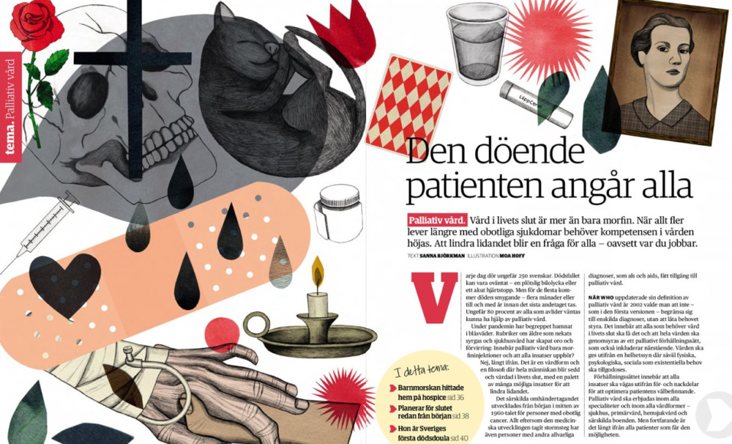 Vårdfokus kan vinna pris för bästa illustration och digitala satsning