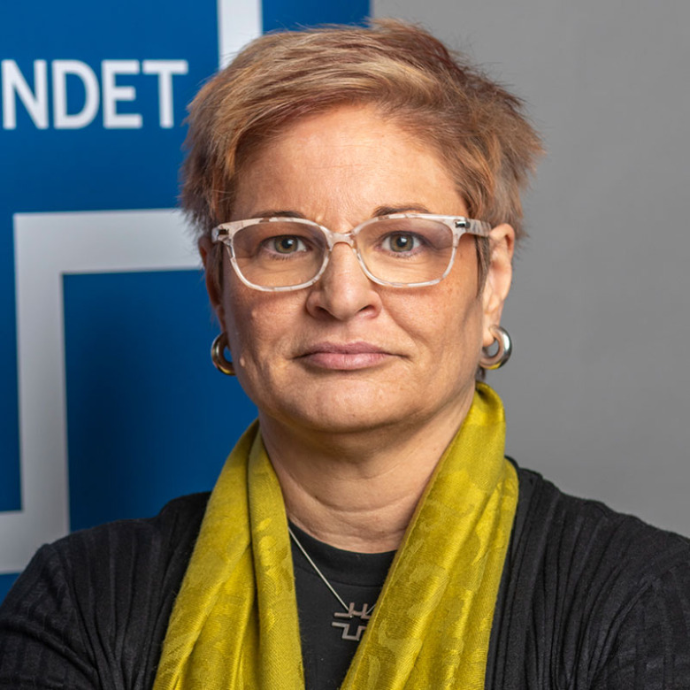 Sineva Ribeiro, ordförande för Vårdförbundet. Foto: Ulf Huett. 