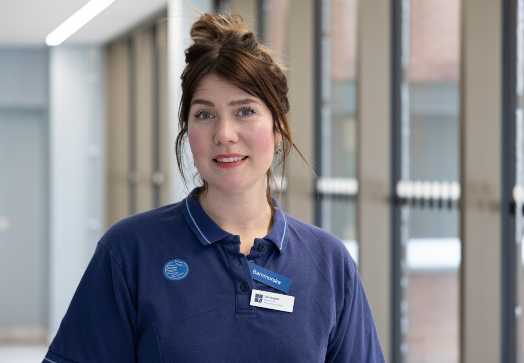 Hon tar emot första natten på Stockholms nya BB