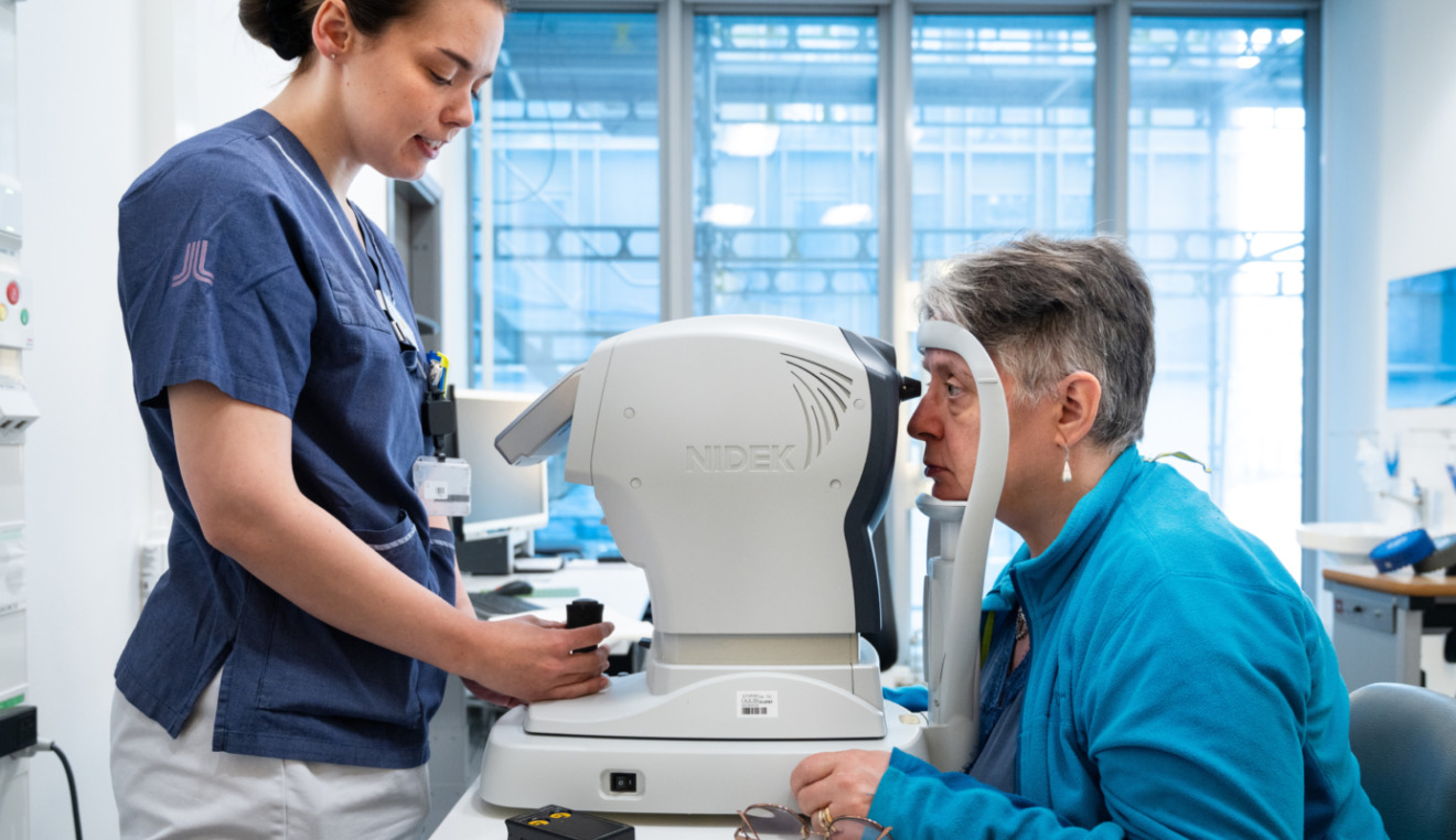 Högt tryck på ögonakuten