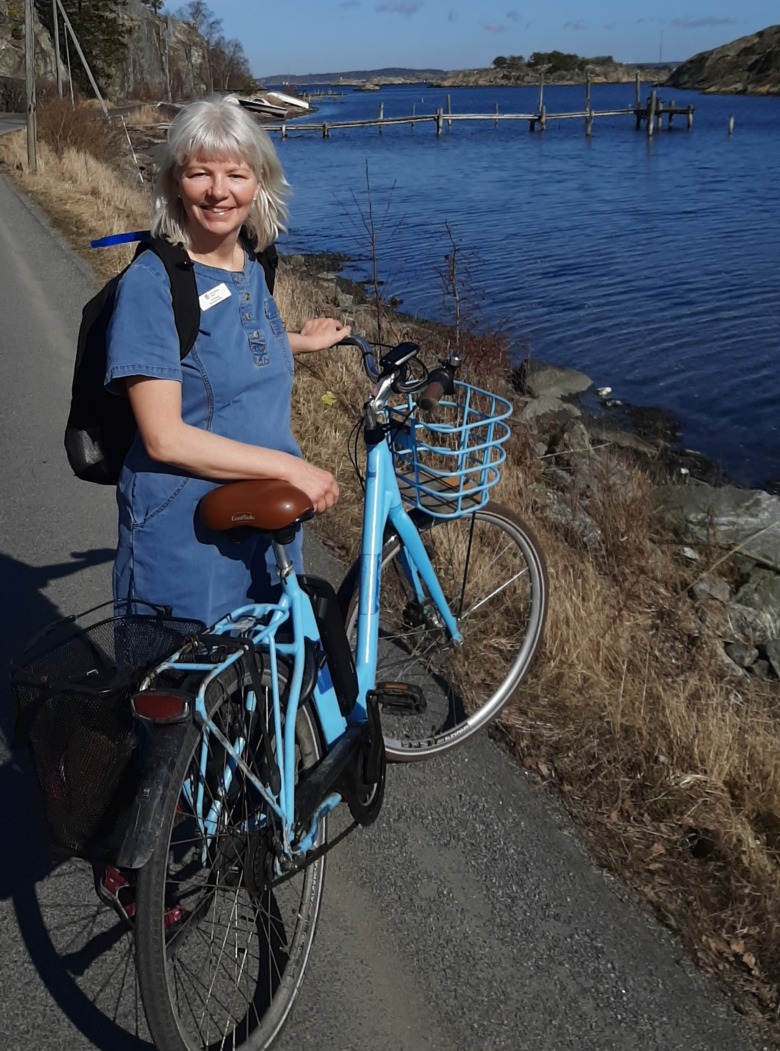 Solveig Landén och cykeln