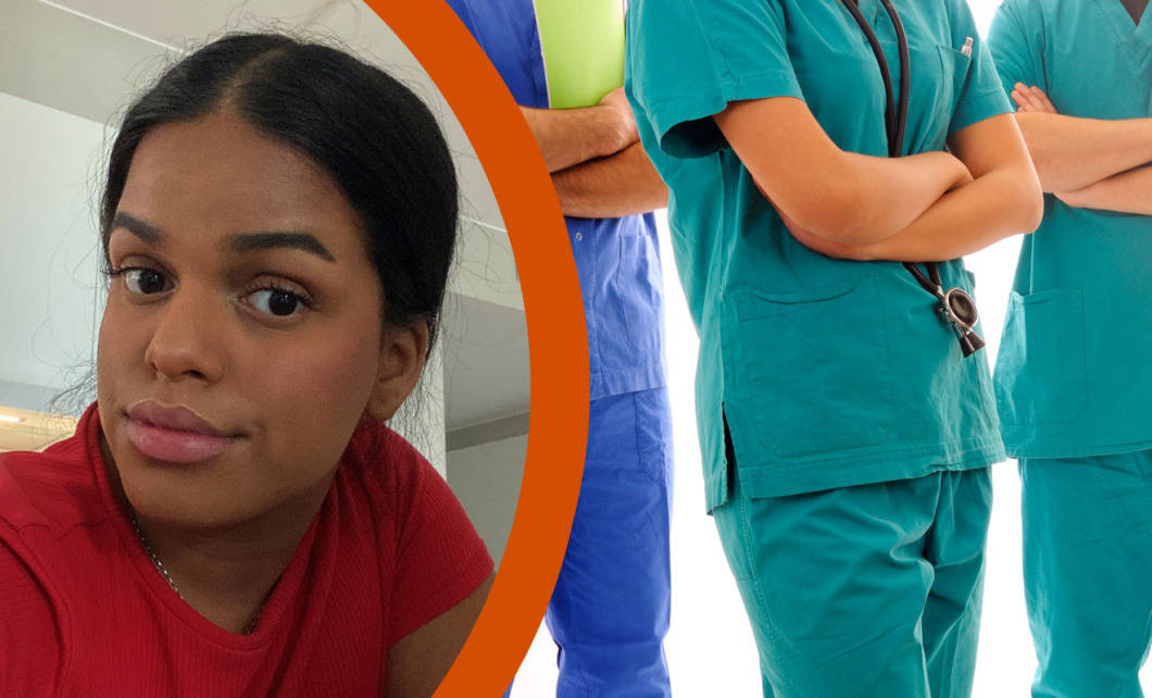 Esmeralda är en av tusentals studenter som gått med i Vårdförbundet: ”Ett sätt att göra sin röst hörd”