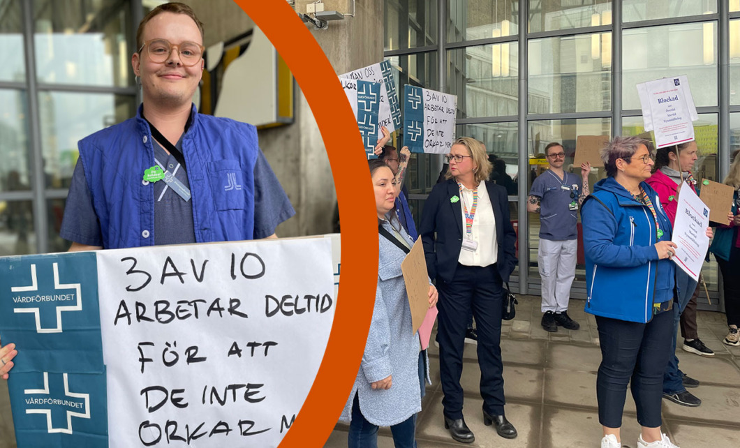 Vårdförbundets blockad är igång: ”Arbetstiden är där det behöver hända något”
