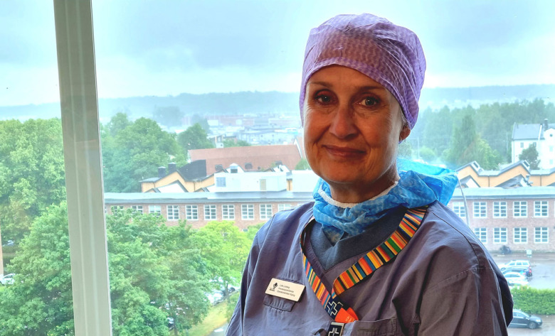 Lotte Lindberg, anestesisjuksköterska i Köping. Foto: Privat.