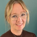 Portätt av Anna Tjus, huvudskyddsombud i NU-sjukvården.