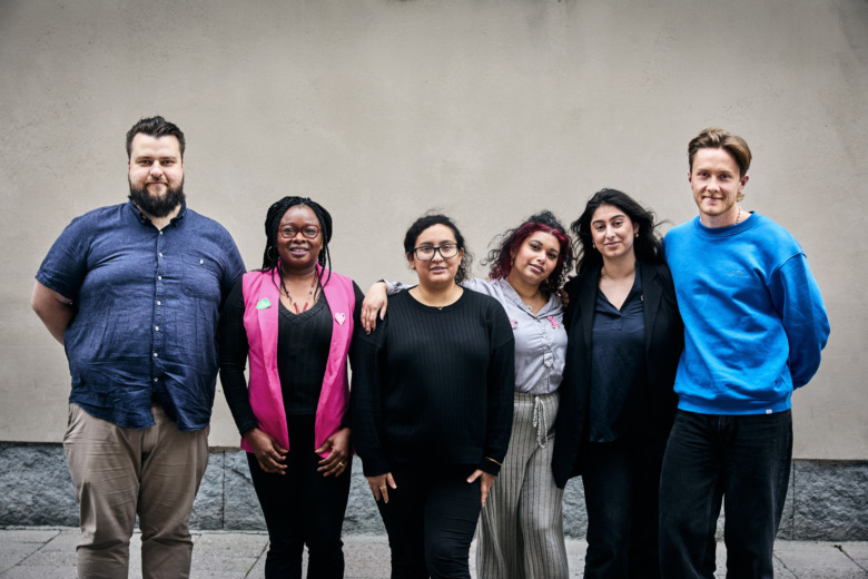 Styrelsen för Vårdförbundet Student 2025. Foto: Dan Lepp.