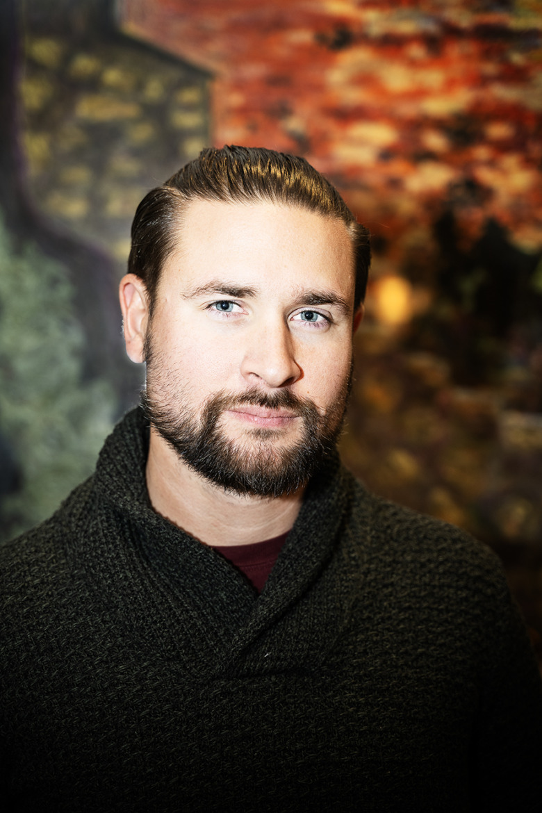 Porträtt på Emil Skoglund, Vårdförbundets huvudskyddsombud på Aisab.