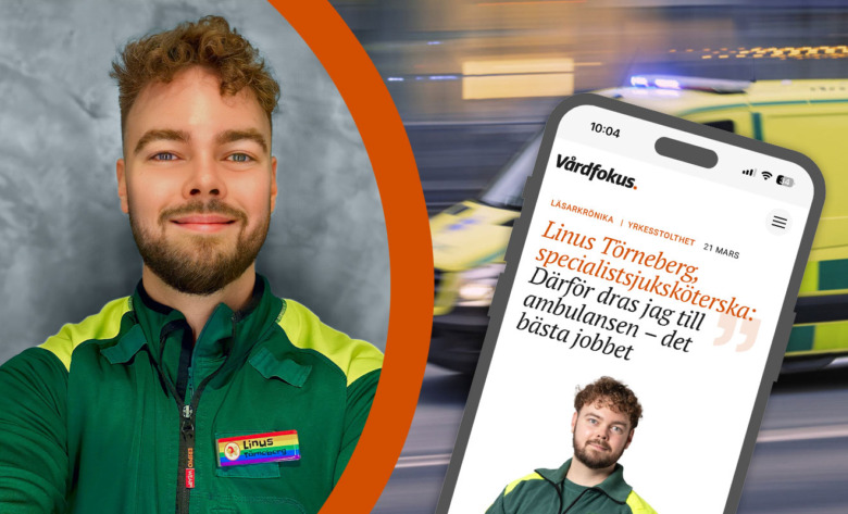 Vårdfokus nya läsarkrönikör: ”Jag har alltid tyckt om att skapa med ord”