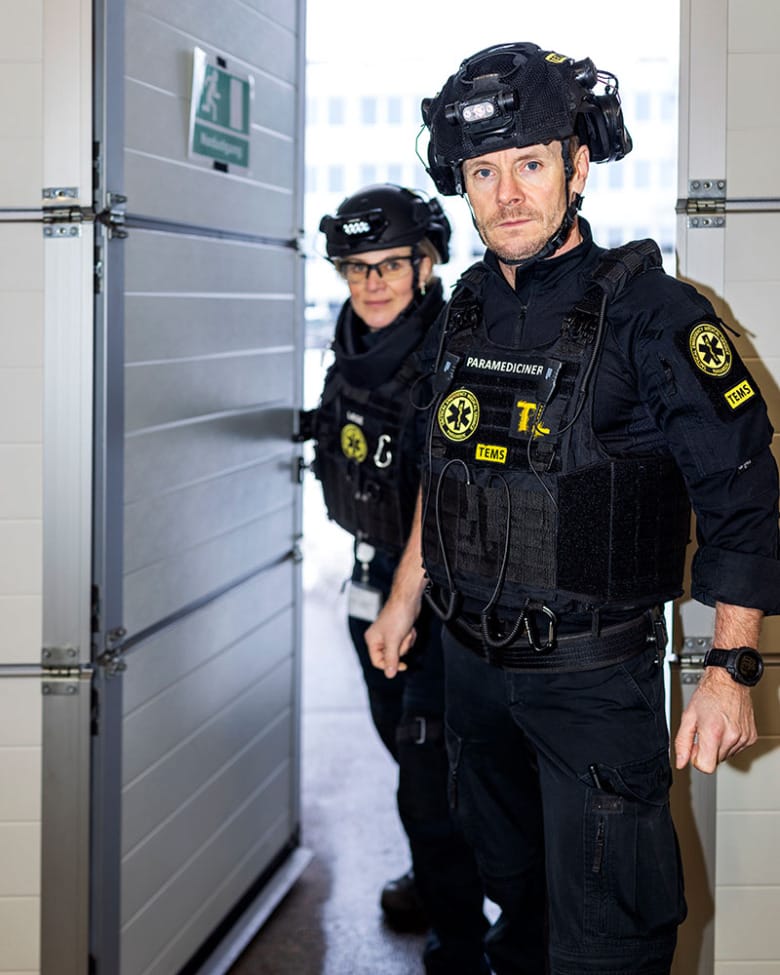 Annika Hamilton och  Peter Kjær Pedersen, Tems. 