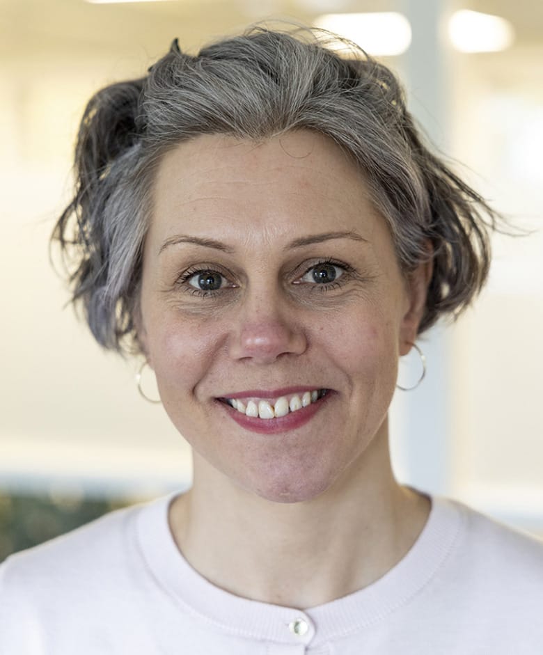 Porträttbild på distriktsköterskan Magdalena Cruce