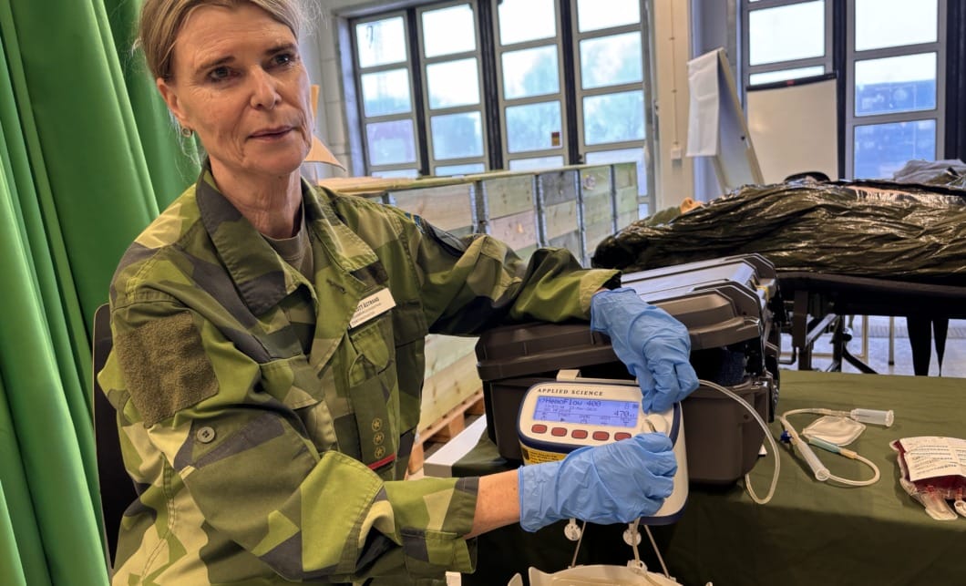 Hon bygger upp försvarets ”blodförmåga”