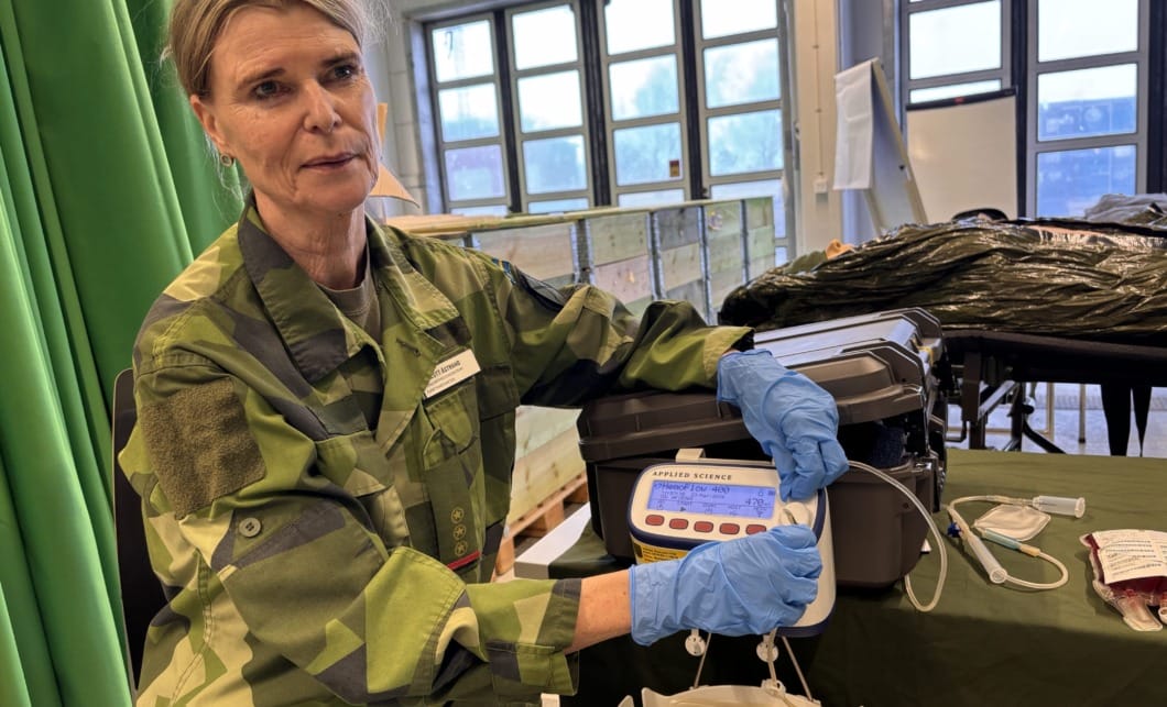 Hon bygger upp försvarets ”blodförmåga”