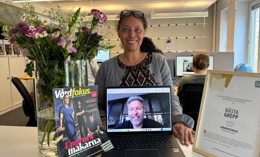 Vårdfokus prisas för temanumret Ny i yrket