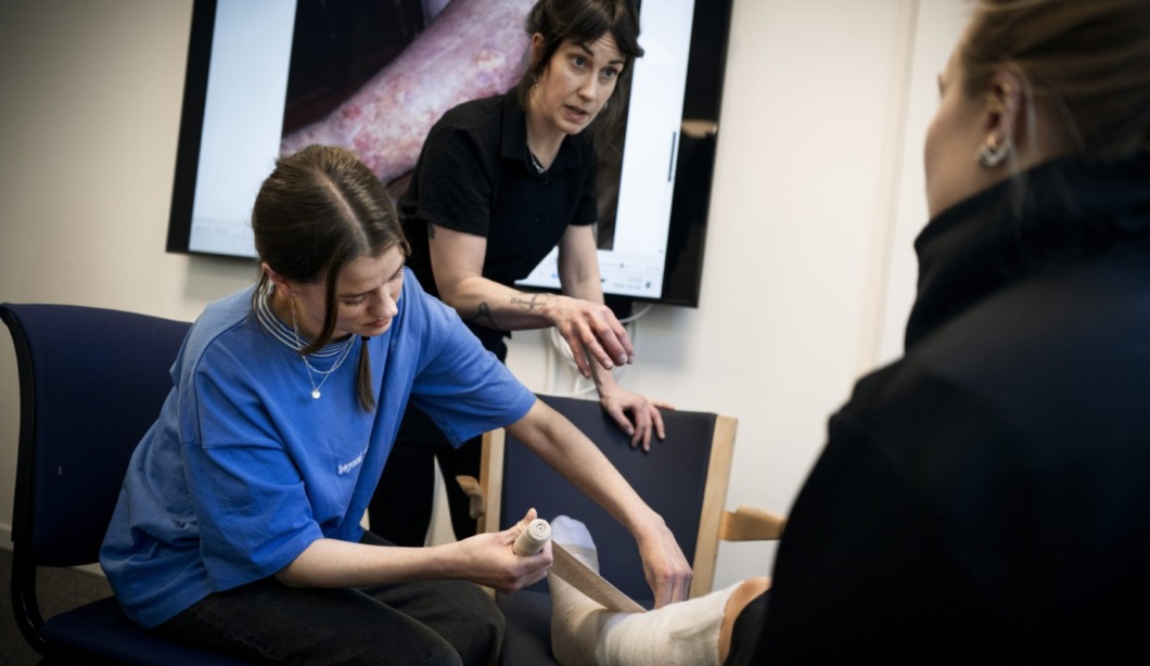 Sårträningen som kickstartar praktiken: ”Bra att öva”
