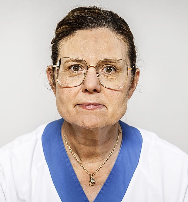 Porträttbild på Ulla Olsson Strömberg, chefsläkare på Akademiska sjukhuset
