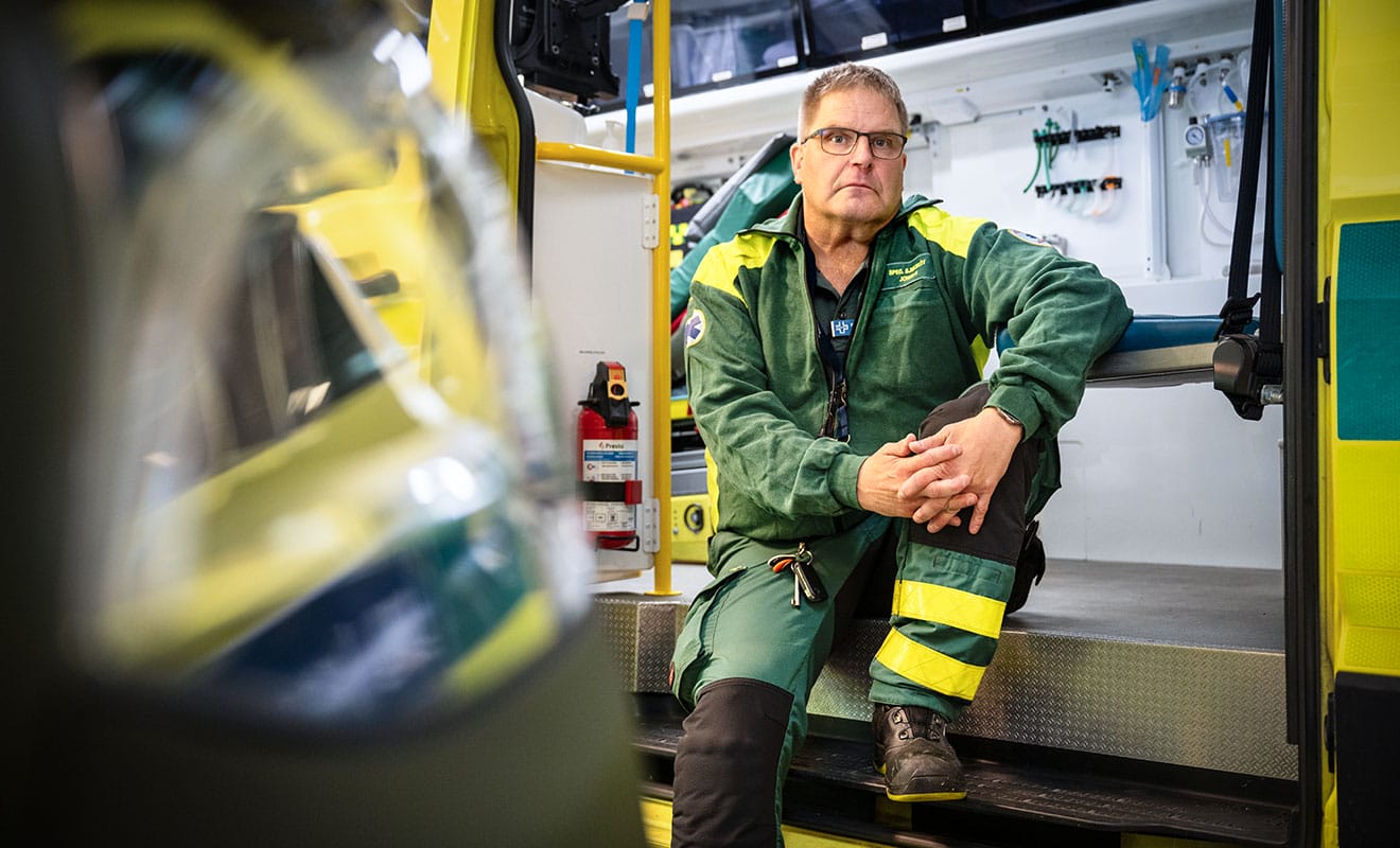 Johan stoppade utryckning till farlig patient: ”Vi skickas in i döden”