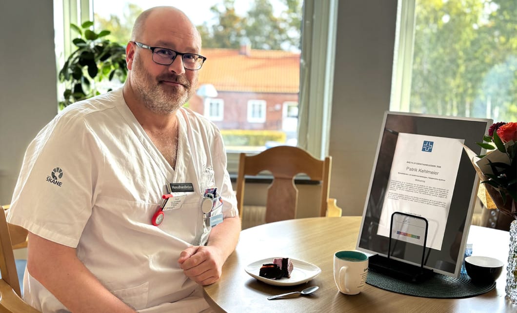 Patrik blev Årets studenthandledare: ”Det roligaste jag vet”