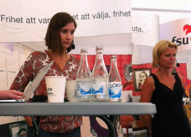 Almedalen. Krisen i Europa ökar motståndet mot aborträtten