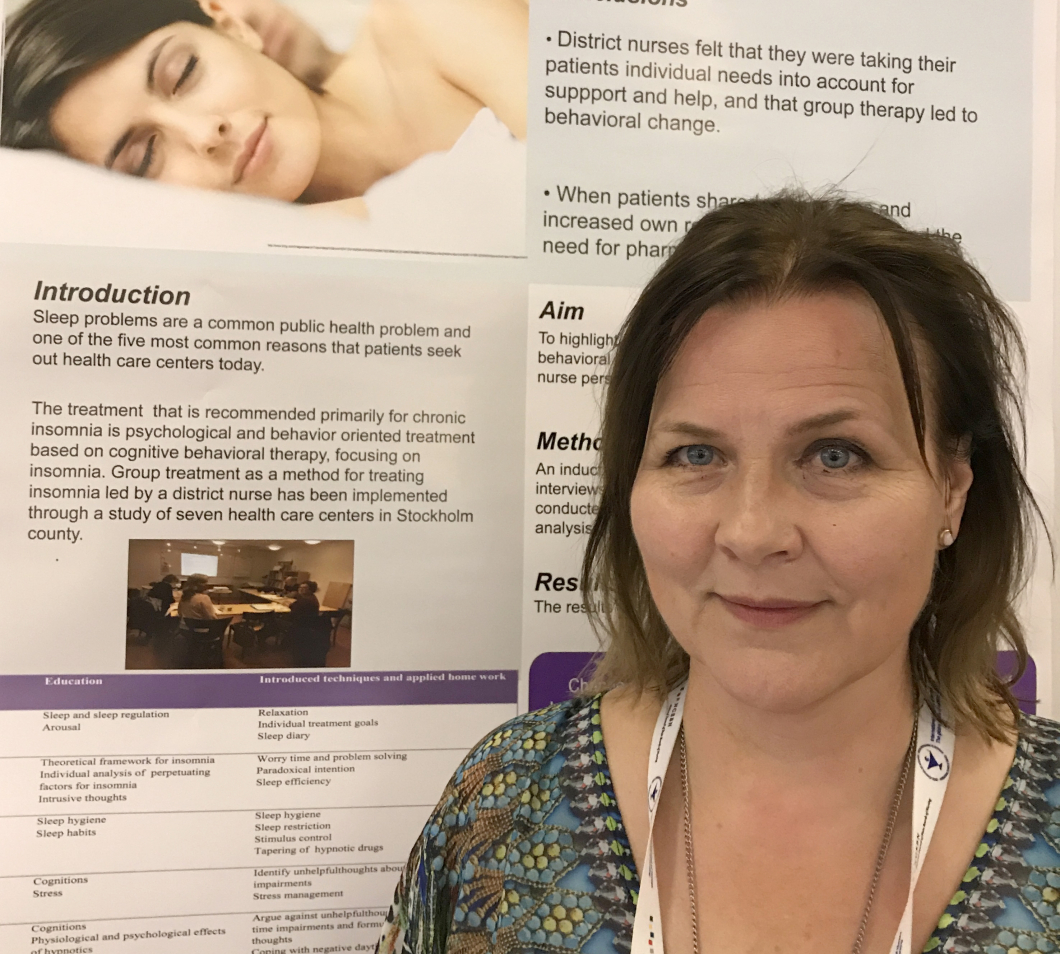 Hon vill hjälpa patienter att sova gott