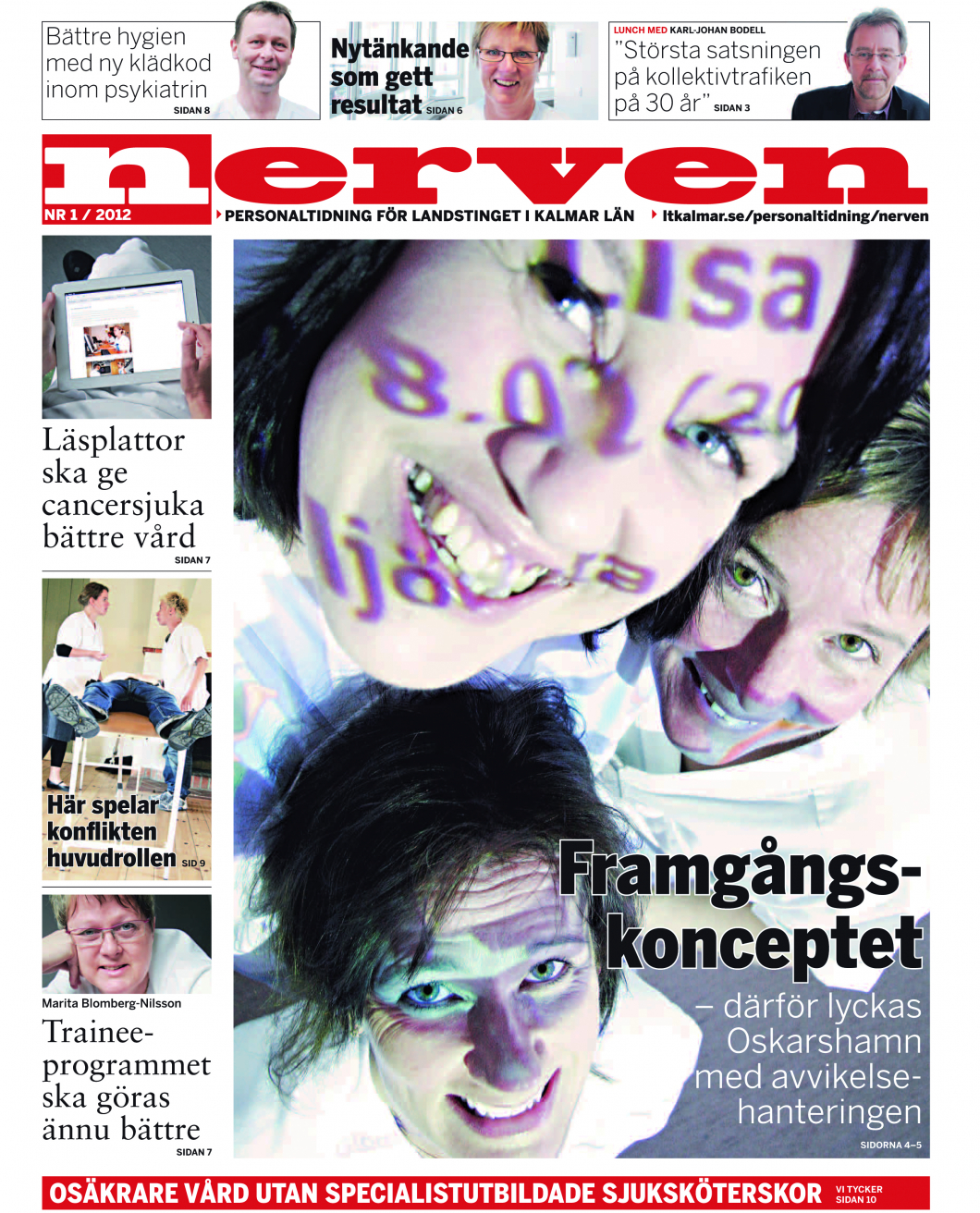 Facket protesterar mot nedläggning av personaltidning