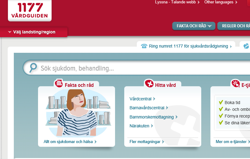 Vårdguiden 1177 utsedd till bästa webbplats