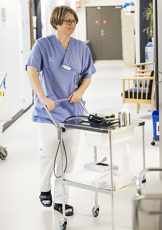 Karolinska. Patienterna ger energi till hennes forskning