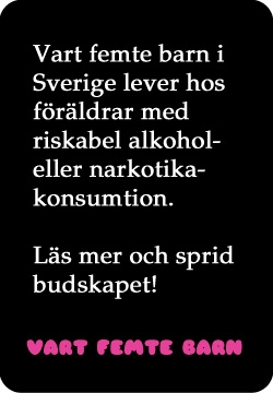 Barn till missbrukande föräldrar uppmärksammas i ny kampanj