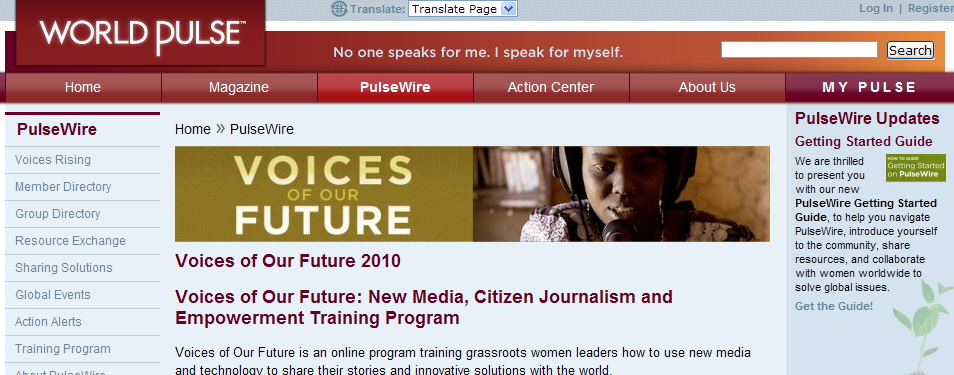 ICN 2011: Startade egen nyhetsbyrå för att kvinnors röster ska höras