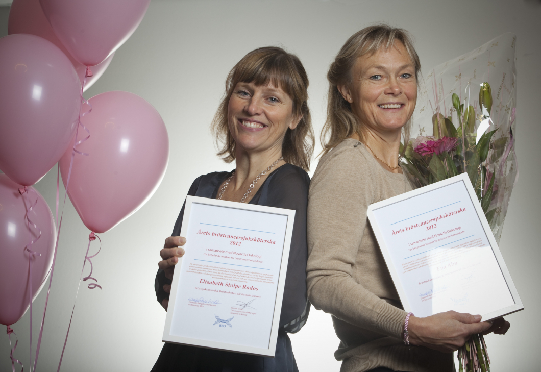 Prisas för sitt långsiktiga arbete på bröstmottagningen i Västerås