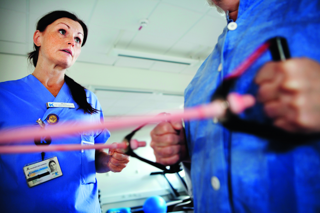 Malin drev på nu får<br>cancerpatienter friskvård