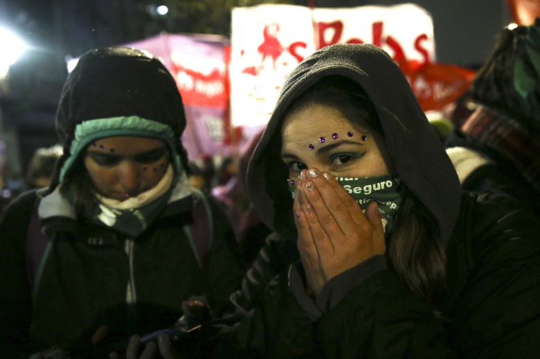 Nej till att legalisera abort i Argentina